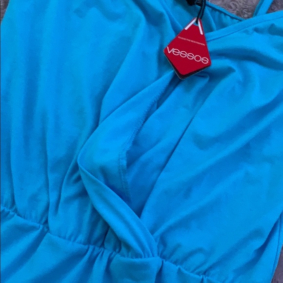 Vessos Blue Beach Cover Up - Picture 2 of 3